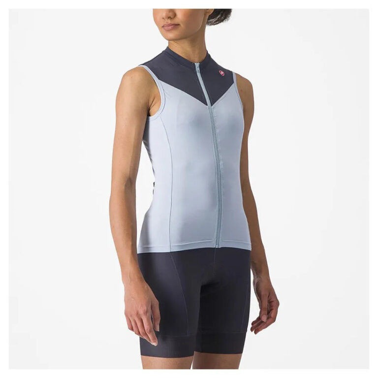 Castelli Solaris Sleeveless Jersey S Winter Sky / Dark Steel Blue - L Winter Sky / Dark Steel Blue - Image 3