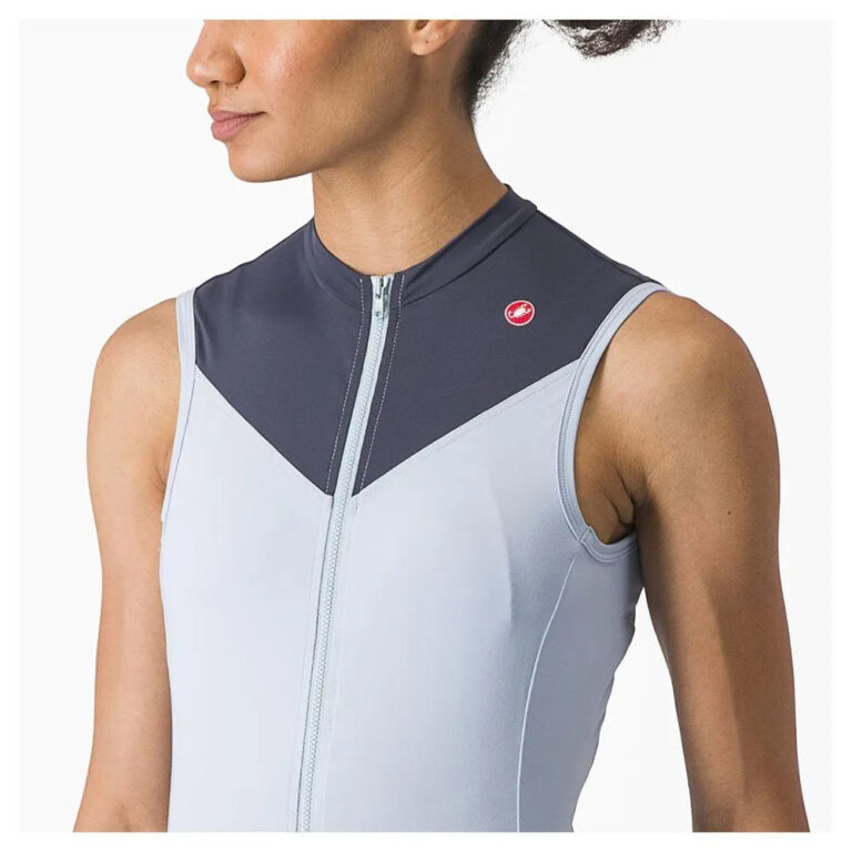 Castelli Solaris Sleeveless Jersey S Winter Sky / Dark Steel Blue - L Winter Sky / Dark Steel Blue - Image 5