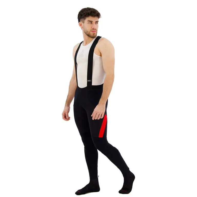 Castelli Sorpasso RoS Bib Tights S Black / Red - 2XL Black / Red - Image 3