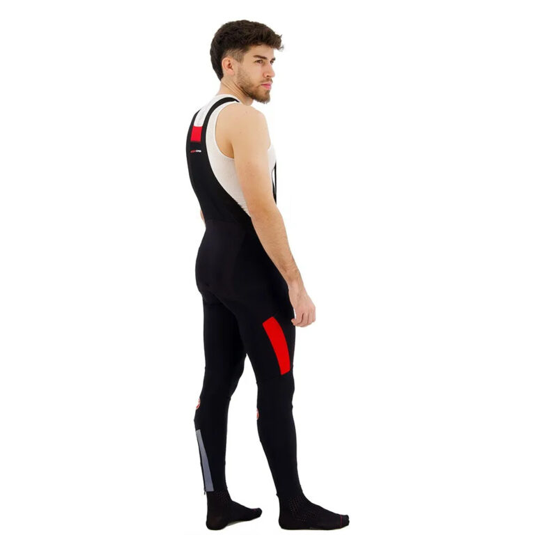 Castelli Sorpasso RoS Bib Tights S Black / Red - 2XL Black / Red - Image 4