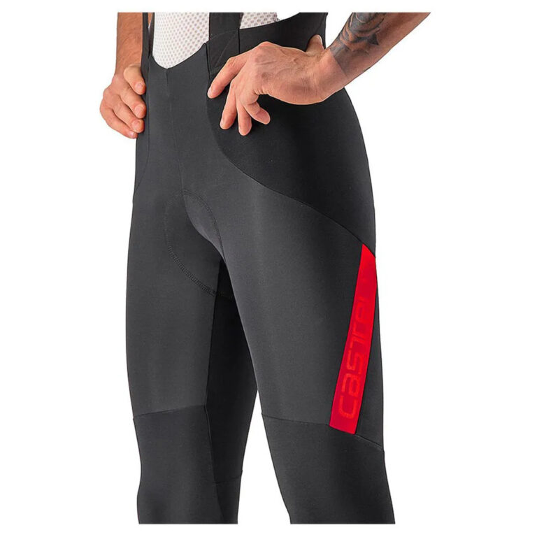 Castelli Sorpasso RoS Bib Tights S Black / Red - 2XL Black / Red - Image 5