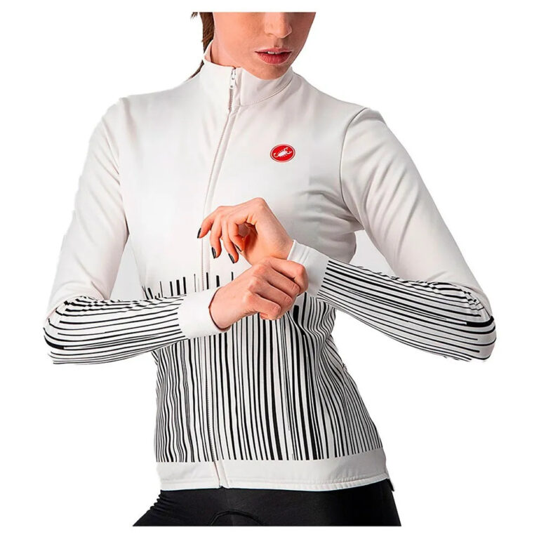 Castelli Sorpresa FZ Long Sleeve Jersey M Ivory / Black