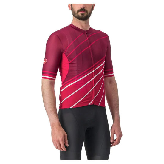 Castelli Speed Strada Short Sleeve Jersey S Bordeaux / Persian Red - 2XL Bordeaux / Persian Red