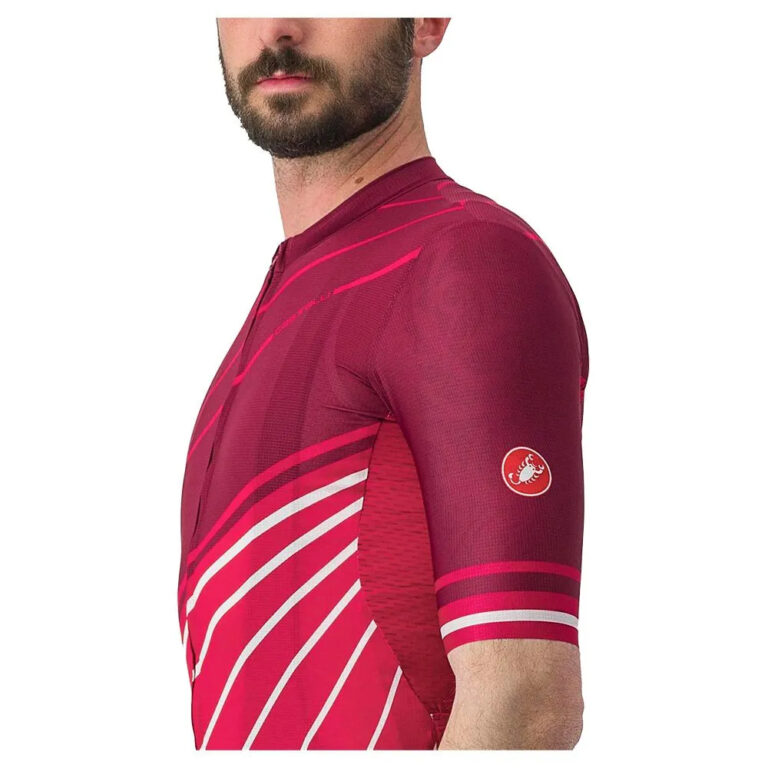 Castelli Speed Strada Short Sleeve Jersey S Bordeaux / Persian Red - 2XL Bordeaux / Persian Red - Image 4