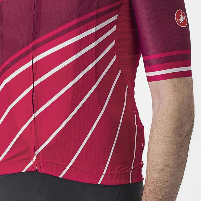 Castelli Speed Strada Short Sleeve Jersey S Bordeaux / Persian Red - 2XL Bordeaux / Persian Red - Image 5