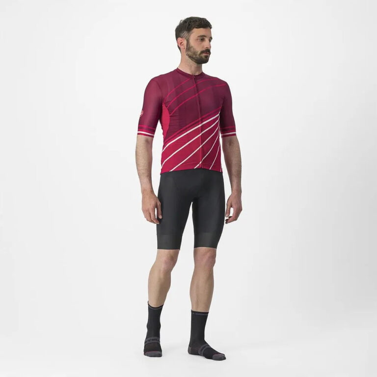 Castelli Speed Strada Short Sleeve Jersey S Bordeaux / Persian Red - 2XL Bordeaux / Persian Red - Image 6