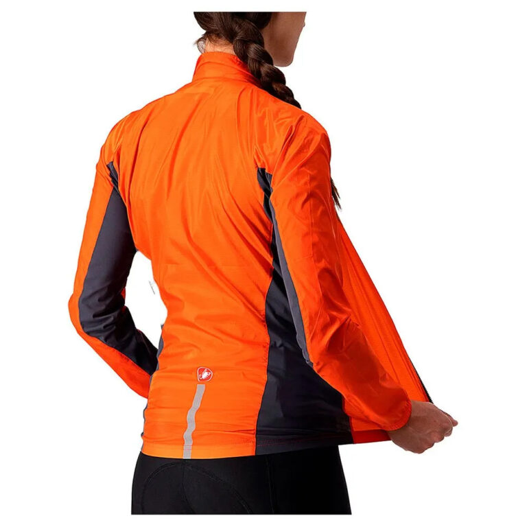 Castelli Squadra Stretch Jacket XS Fiery Red / Dark Grey - XL Fiery Red / Dark Grey - Image 3