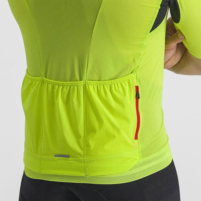 Castelli Superleggera 3 Short Sleeve Jersey S Electric Lime - 3XL Electric Lime - Image 4