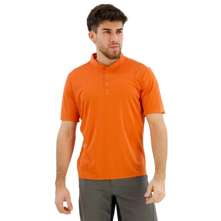 Castelli Tech 2 Short Sleeve Polo M Orange Rust - 2XL Orange Rust