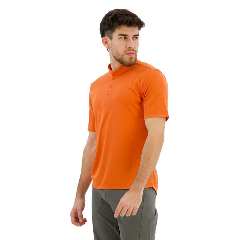 Castelli Tech 2 Short Sleeve Polo M Orange Rust - 2XL Orange Rust - Image 3