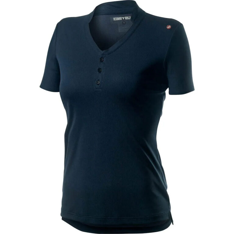 Castelli Tech Short Sleeve Polo S Infinity Dark Blue - L Infinity Dark Blue