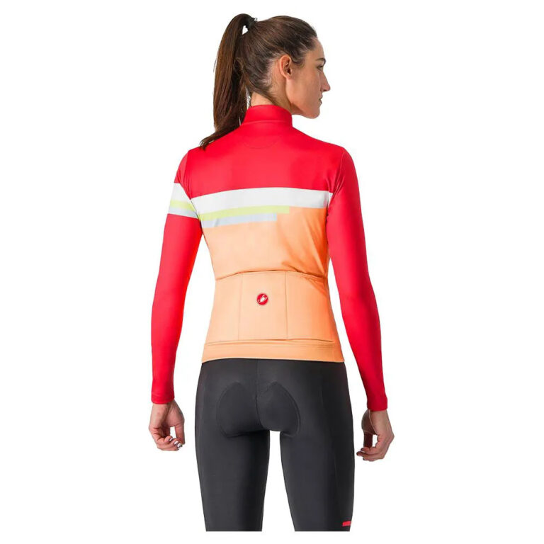 Castelli Tornare Long Sleeve Jersey S Dark Grey / Soft Orange - M Dark Grey / Soft Orange - Image 2