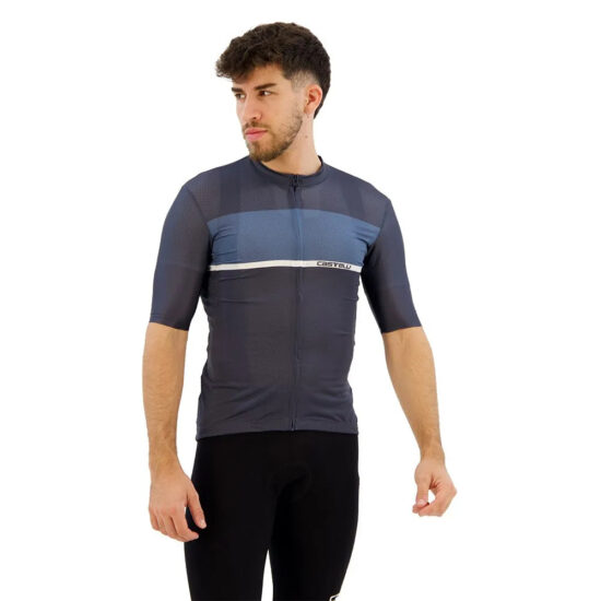 Castelli Tradizione Short Sleeve Jersey S Twilight Blue / Light Steel Blue - 2XL Twilight Blue / Light Steel Blue