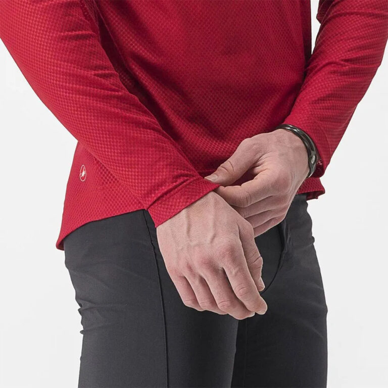 Castelli Trail Tech 2 Long Sleeve T-shirt M Dark Red - XL Dark Red - Image 4