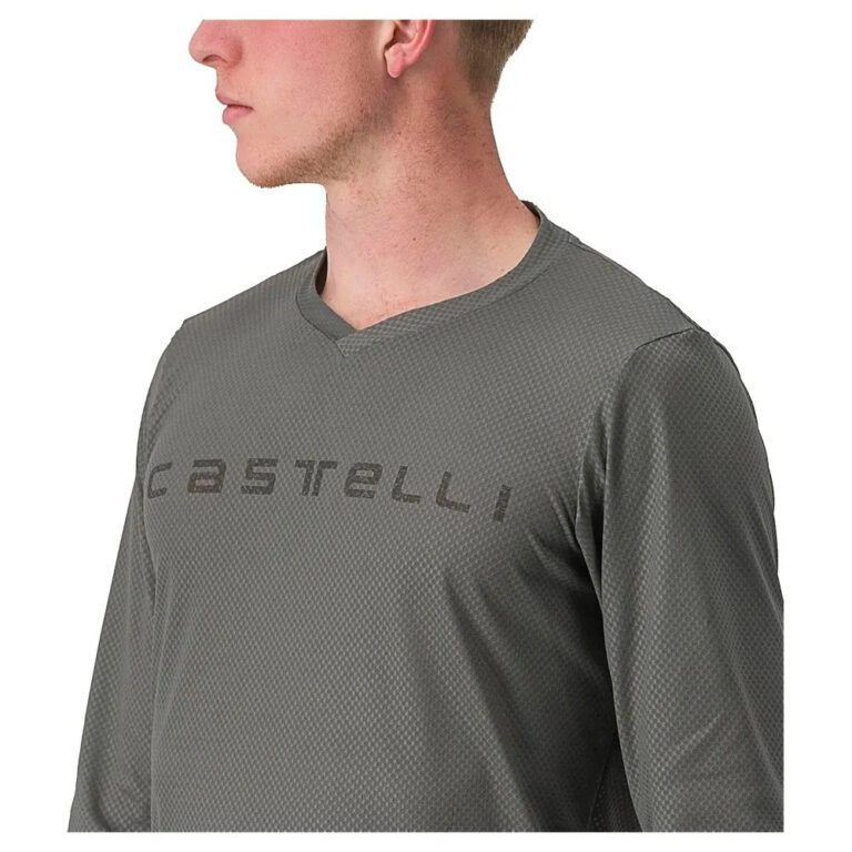 Castelli Trail Tech 2 Long Sleeve T-shirt M Forest Grey - 3XL Forest Grey - Image 4