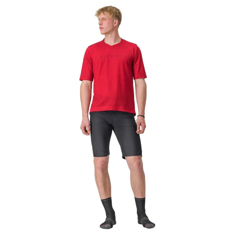 Castelli Trail Tech 2 Short Sleeve T-shirt M Dark Red - Image 5