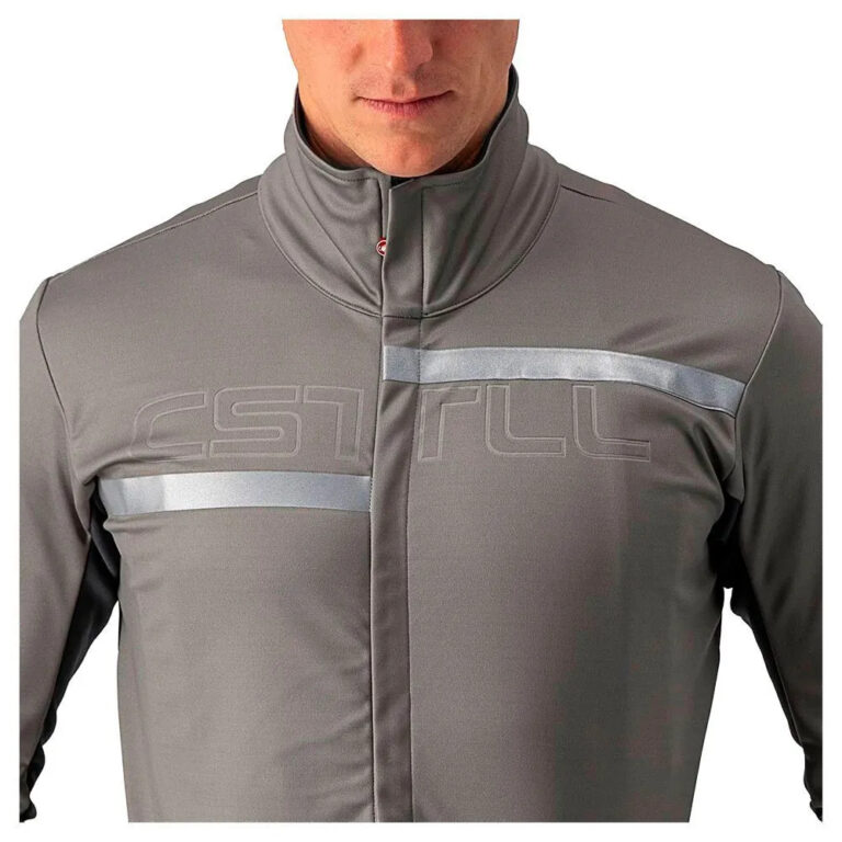 Castelli Transition 2 Jacket S Nickel Grey / Dark Grey / Silver Reflex - 2XL Nickel Grey / Dark Grey / Silver Reflex - Image 6