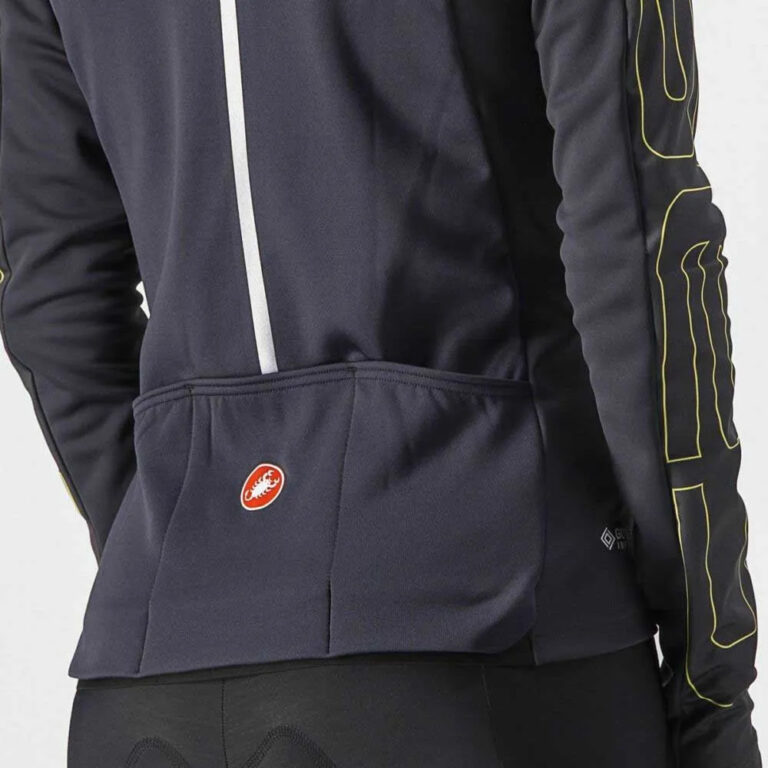 Castelli Transition Jacket XS Dark Grey / Brilliant Yellow - L Dark Grey / Brilliant Yellow - Image 4