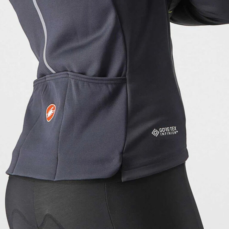 Castelli Transition Jacket XS Dark Grey / Brilliant Yellow - L Dark Grey / Brilliant Yellow - Image 5