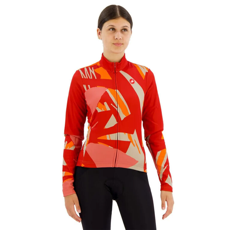 Castelli Tropicale Long Sleeve Jersey S Red - M Red