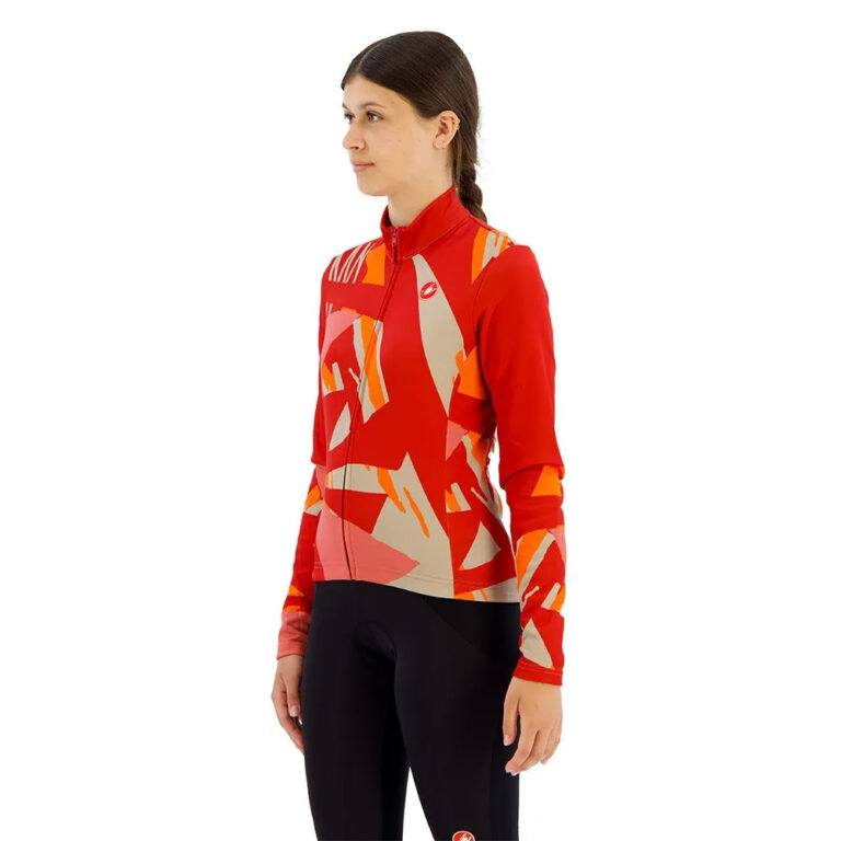 Castelli Tropicale Long Sleeve Jersey S Red - M Red - Image 3