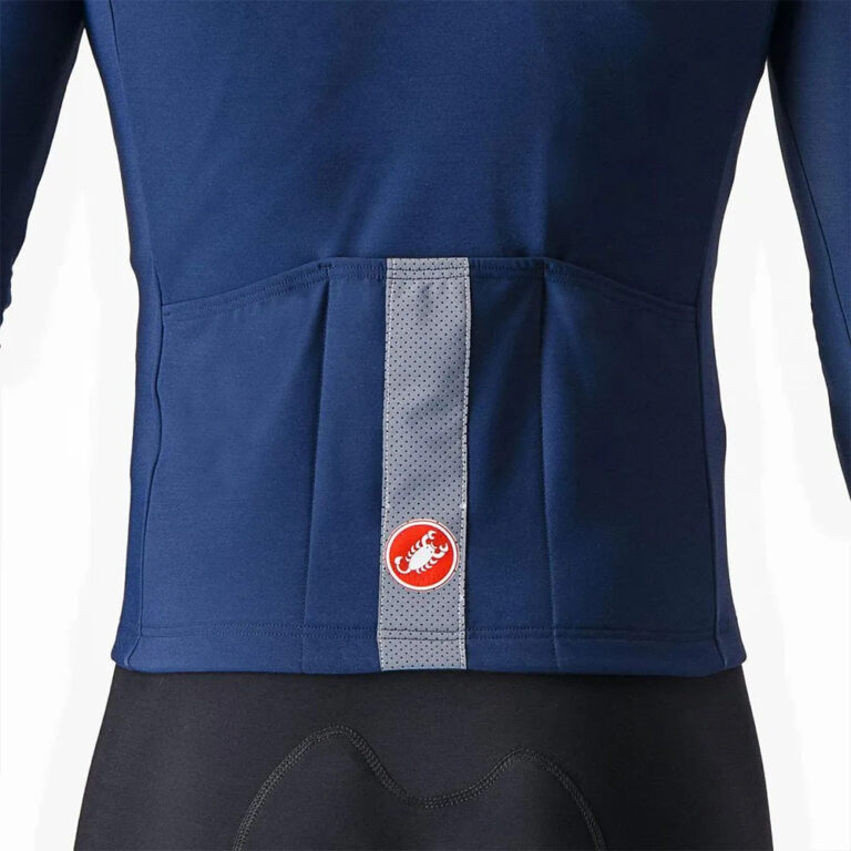 Castelli Tutto Nano RoS Long Sleeve Jersey M Belgian Blue / White - L Belgian Blue / White - Image 4