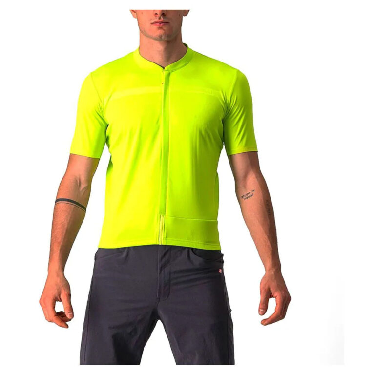 Castelli Unlimited Allroad Short Sleeve Jersey M Electric Lime