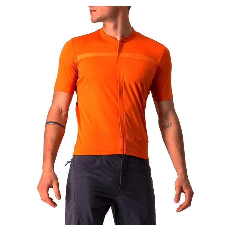 Castelli Unlimited Allroad Short Sleeve Jersey S Orange Rust - 2XL Orange Rust