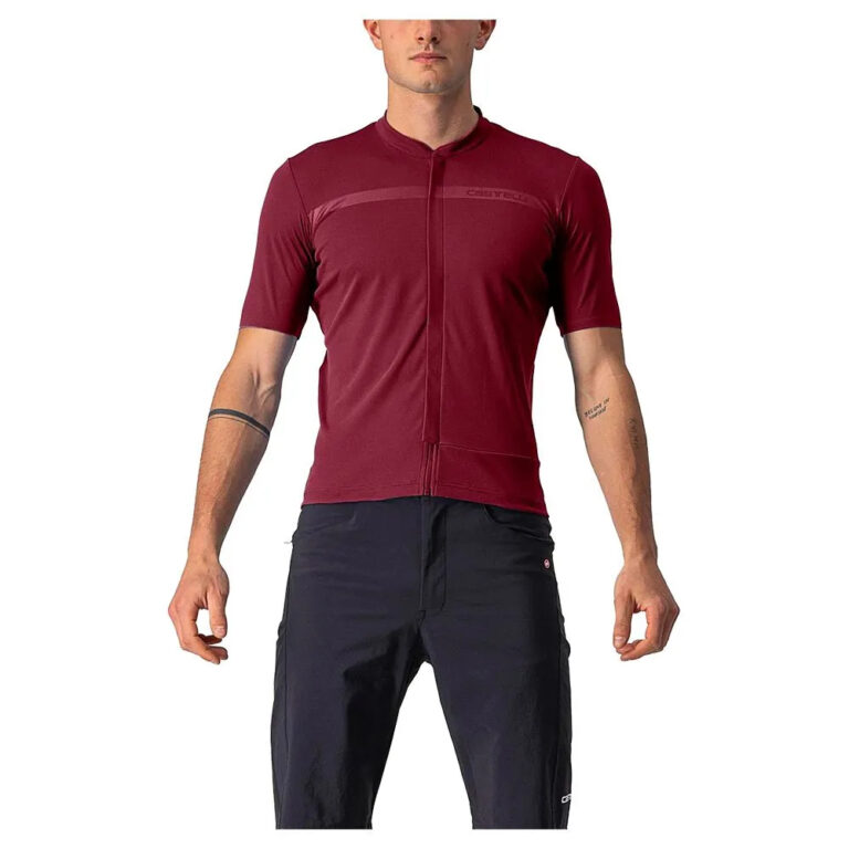 Castelli Unlimited Allroad Short Sleeve Jersey M Bordeaux