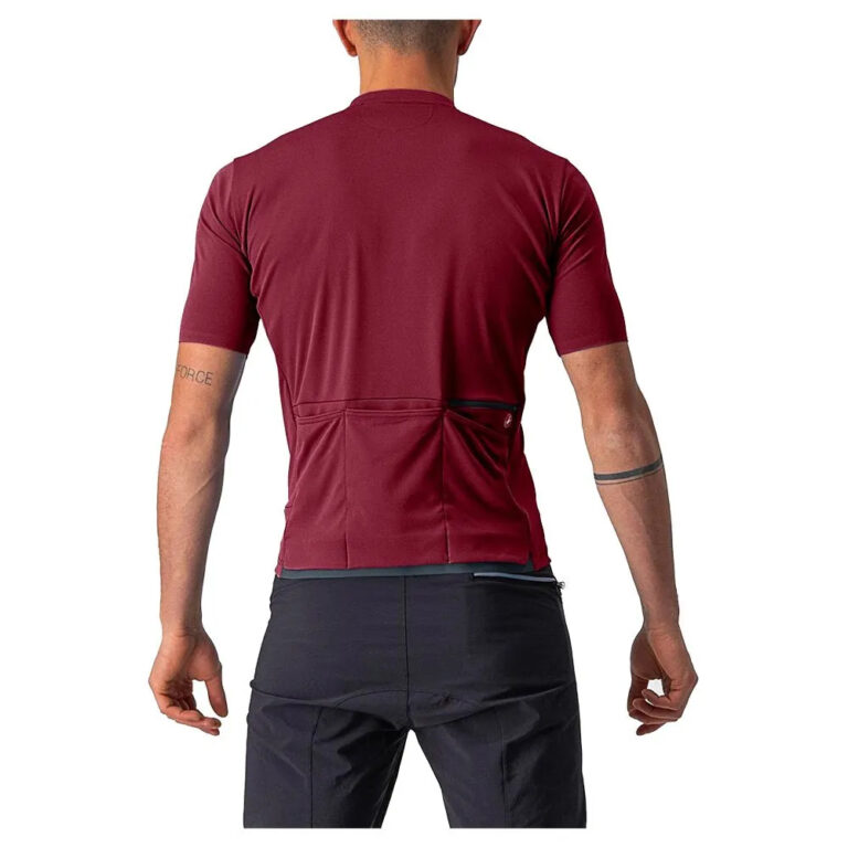 Castelli Unlimited Allroad Short Sleeve Jersey M Bordeaux - Image 2