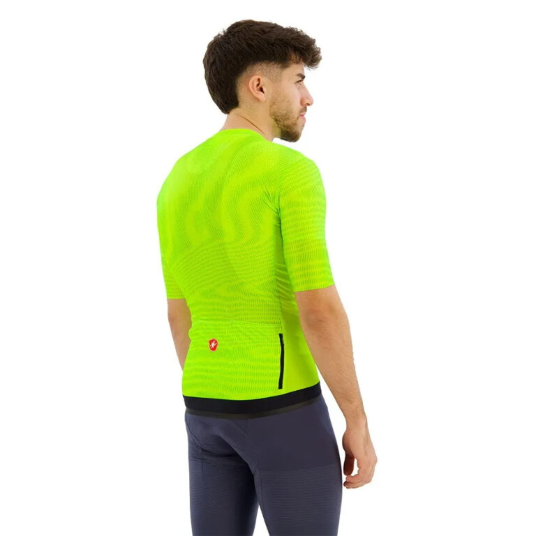 Castelli Unlimited Endurance Short Sleeve Jersey M Electric Lime / Dark Gray - 2XL Electric Lime / Dark Gray - Image 4