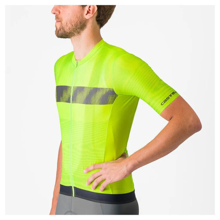 Castelli Unlimited Endurance Short Sleeve Jersey M Electric Lime / Dark Gray - 2XL Electric Lime / Dark Gray - Image 5