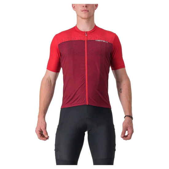 Castelli Unlimited Entrata Short Sleeve Jersey M Dark Red / Bordeaux - L Dark Red / Bordeaux