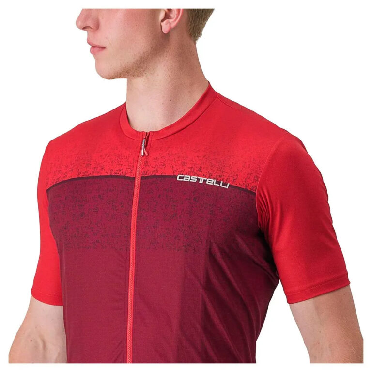 Castelli Unlimited Entrata Short Sleeve Jersey M Dark Red / Bordeaux - L Dark Red / Bordeaux - Image 4