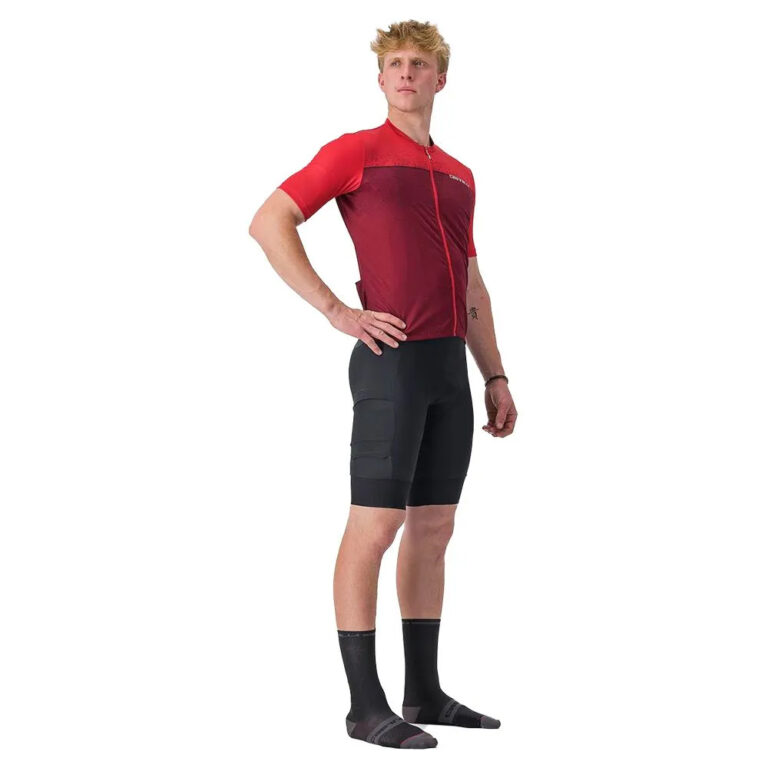 Castelli Unlimited Entrata Short Sleeve Jersey M Dark Red / Bordeaux - L Dark Red / Bordeaux - Image 5