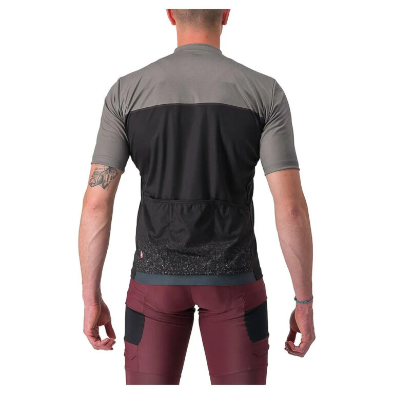 Castelli Unlimited Entrata Short Sleeve Jersey L Gunmetal Grey / Black - XL Gunmetal Grey / Black - Image 2