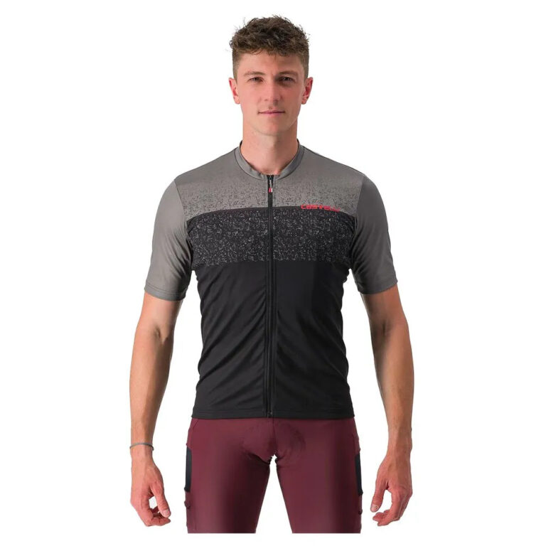 Castelli Unlimited Entrata Short Sleeve Jersey L Gunmetal Grey / Black - XL Gunmetal Grey / Black - Image 5