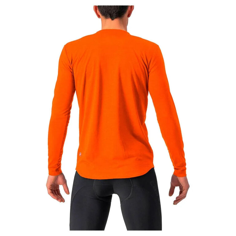 Castelli Unlimited Merino Long Sleeve Jersey L Dark Orange - Image 2