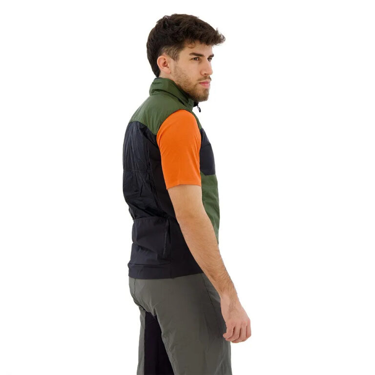 Castelli Unlimited Puffy Gilet M Light Military Green / Dark Grey / Brilliant Orange - 2XL Light Military Green / Dark Grey / Brilliant Orange - Image 4