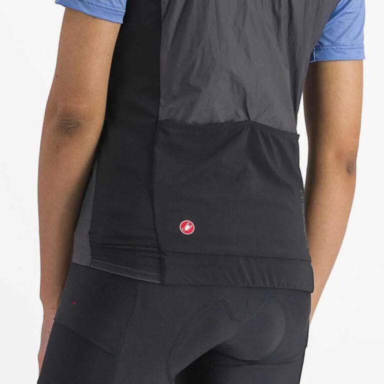 Castelli Unlimited Puffy Gilet XS Dark Heather Grey / Red - XL Dark Heather Grey / Red - Image 5