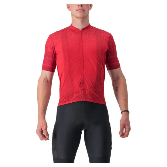 Castelli Unlimited Terra Short Sleeve Jersey XL Dark Red