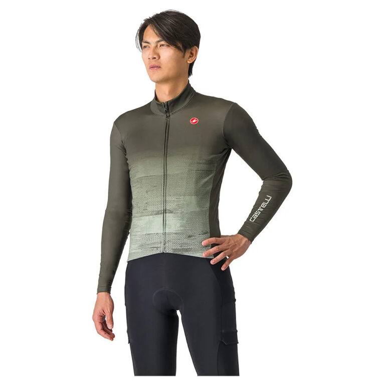 Castelli Unlimited Thermal Long Sleeve Jersey 2XL Deep Green