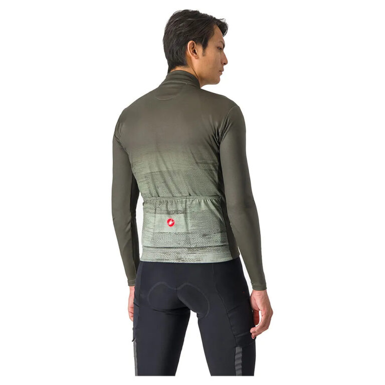 Castelli Unlimited Thermal Long Sleeve Jersey 2XL Deep Green - Image 2