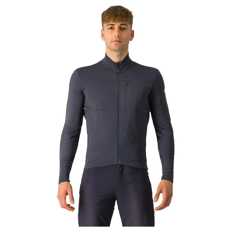 Castelli Unlimited Trail 2 Long Sleeve Jersey M Dark Grey - XL Dark Grey