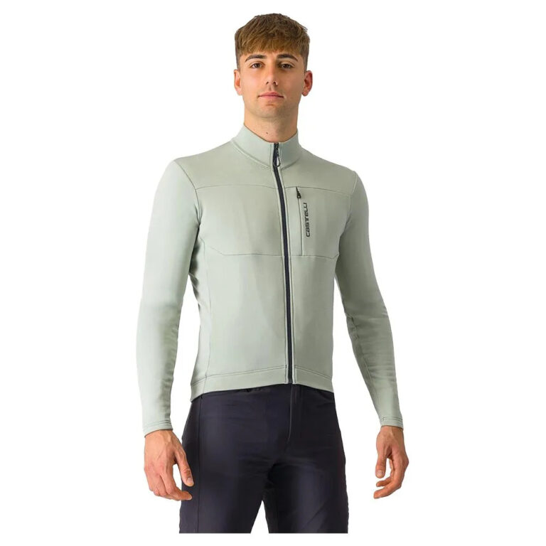 Castelli Unlimited Trail 2 Long Sleeve Jersey S Defender Green / Red / Dark Bordeaux - M Defender Green / Red / Dark Bordeaux