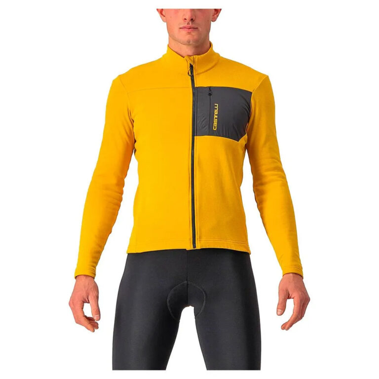 Castelli Unlimited Trail Long Sleeve Jersey M Goldenrod / Dark Grey - 3XL Goldenrod / Dark Grey