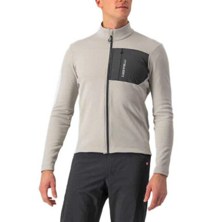 Castelli Unlimited Trail Long Sleeve Jersey M Traventine Grey / Dark Grey - 2XL Traventine Grey / Dark Grey