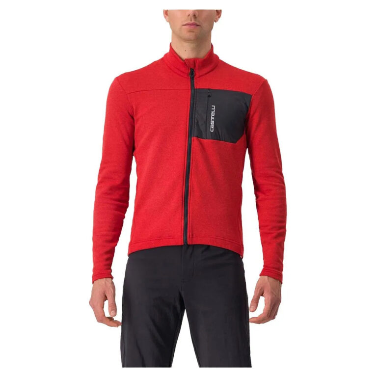 Castelli Unlimited Trail Long Sleeve Jersey M Pompeian Red / Dark Gray - 2XL Pompeian Red / Dark Gray