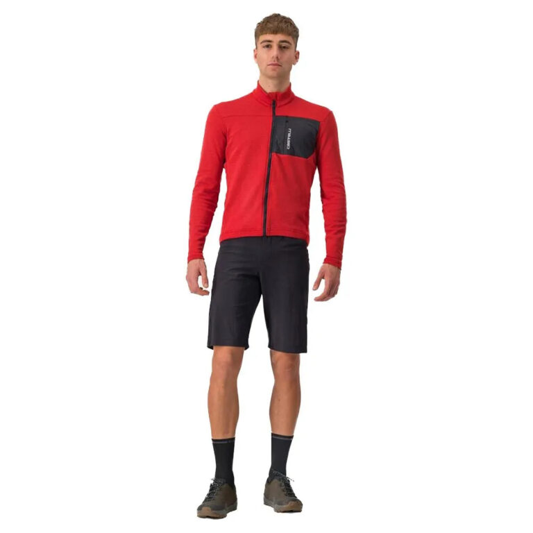 Castelli Unlimited Trail Long Sleeve Jersey M Pompeian Red / Dark Gray - 2XL Pompeian Red / Dark Gray - Image 4