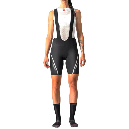 Castelli Velocissima 3 Bib Shorts XS Black / Silver - XL Black / Silver